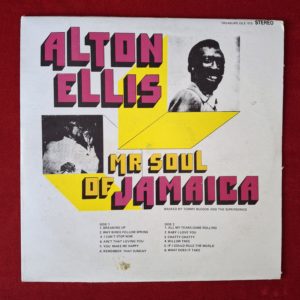 ALTON ELLIS - Mr Soul of Jamaica - TREASURE ISLE