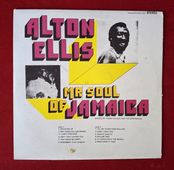 ALTON ELLIS - Mr Soul of Jamaica - TREASURE ISLE
